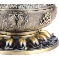 Miniatyrbillede 4 af 4: Vintage Røgelse Brænder Keramisk Glasur Røg Tilbageflow Censer Kegle