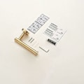 Miniatyrbilde 3 av 4: 304 Toalettpapirholder i rustfritt stål Børstet messing Toalettpapirholder-liuyue