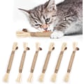 Miniatyrbilde 1 av 5: 6-pakning Naturlig Matatabi Silvervine tygge, kattetygge, katteleker, flott gave til kattunger