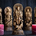 Miniatyrbilde 5 av 5: 4 stk nordiske gudestatuer i harpiks - Legg sjarm til hjemmet