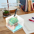Miniatyrbillede 2 af 8: 3D-Skrivebords Kalender 2025 med LED-lys, Afrivningspapir, Juledekoration Grøn Green Baumhaus