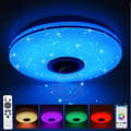 Smart RGB LED-loftlampe med Bluetooth-højttaler og farveskiftende-FA-