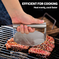 Miniatyrbilde 4 av 5: Ditt grillspill med en 304 rustfritt stål Smash Burger Press - 5,5\" Burger Smasher og press for den perfekte Smash Burger-opplevelsen!