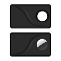 Miniatyrbillede 2 af 8: 1. klasses ægte læder AirTag Wallet Card Case Black