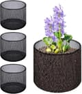 Dammkorgar - 4-pack | Flexibla vattenpåsar för dammar med vattenhyacint och vattenväxter, UV-beständiga.-FA-