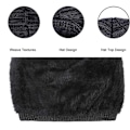 Miniatyrbillede 2 af 5: Strikket hue til mænd Chalier Winter Beanie Varmt hue med sort