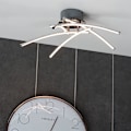 Miniatyrbilde 3 av 7: 35W LED-taklampe, buet design, 5 innebygde lysdioder, 3500LM for stue/soverom yellow