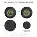 Miniatyrbillede 4 af 4: 2 stk. Mini Termometer Hygrometer Køleskab Fryser Elektronisk