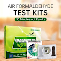 Miniatyrbillede 2 af 5: Formaldehyd testkit testpapir nyt hjem indendørs luftkvalitetstestreagens prøverørstester hjem selvtest gasdetektor, 6 kasser null none