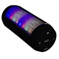 Pikkukuva 1 / 4: IC Esperanza - Bluetooth-kaiutin FM-radiolla ja LED-valolla, musta