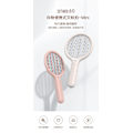 Miniatyrbillede 3 af 5: Elektrisk fluesmækkerracket, Mini 2 i 1 Smart Bug Zapper med USB-opladelig base, kraftig myggefældelampe og fluedræber med 3-lags sikkerhed M Pink