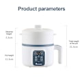 Miniatyrbillede 2 af 10: Elektrisk riskoger med dampfunktion ENLAGERS SMART ENKE- Perf Single Layer Smart