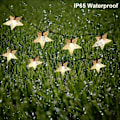 Miniatyrbilde 2 av 5: Solcelledrevne eventyrlys, 100 LED solcelledrevne stjerneeventyrlys