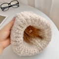 Miniatyrbilde 3 av 10: Strikket lue Hette Luer LETT KAFFE light coffee