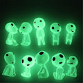Miniatyrbild 1 av 3: 10st Fairy Trädgårdstillbehör Glow In Dark Tree Alves Deko Green light