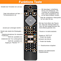 Miniatyrbilde 4 av 5: Fjernkontroll erstatning for alle Philips Ambilight 4k Smart Led Tv 75pus6754/12 65pus6754/12 65pus6704/12 55pus6754