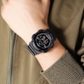 Miniatyrbilde 4 av 9: Armbåndsur med TPU-rem, 50m vanntett black
