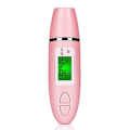 Miniatyrbild 1 av 5: Digital huddetektorpenna med LCD-skärm Bärbar hudanalysator Vattenoljetestare fuktanalysmaskin (färg: rosa)