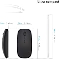 Miniatyrbillede 3 af 5: Bluetooth-mus - lydløs, genopladelig, trådløs mus til bærbar computer
