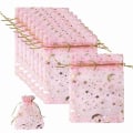 Miniatyrbillede 3 af 10: 100 stk. Stjerne Organza Gaveposer Gaveposer 11X16CM 11x16cm