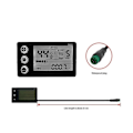 Miniatyrbild 4 av 4: Vattentät LCD-skärm Instrumentpanel Elcykelstyrenhet Elcykel