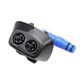 Miniatyrbillede 3 af 4: 2 stk - Forlygte Sprinklerdyse Jet & Clip Saab 9-3 93 2003-2012