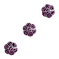 Miniatyrbild 5 av 5: 1/2/3/5 1150 st DIY-pärlor för smyckestillverkning - Djuplila Deep purple 3PCS