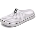 Miniatyrbilde 1 av 6: Unisex Tøfler Casual Sandaler Hurtigtørkende Hvit White 40