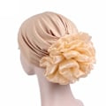 Pikkukuva 2 / 2: Naisten suuri kukallinen turbanipäällinen hattu turban retro seppele Khaki