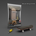 Miniatyrbillede 1 af 5: Finger Skateboard Træ Fingerboard Legetøj Professionelle Stents Fi Whit-FA5- White One Size