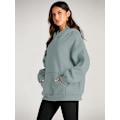 Miniatyrbilde 4 av 5: Trendy Queen Dame Oversized Hoodies Fleece Genser Langærmet Genser Pullover Høst Antrekk