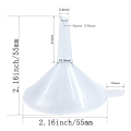 Miniatyrbilde 2 av 5: 12-pak små plasttrakter mini trakter for Science Lab 12 Pack
