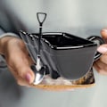 Miniatyrbilde 3 av 4: 300 ml ABS-krus med gravemaskindesign, kaffekrus, nyhet, drikkekopp (svart)