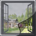 Cuttable Magnetic Fly Screen Window 130cm x 150cm, Washable Insect Screen Window for All Windows Sma-FA-