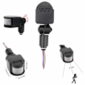 Miniatyrbillede 1 af 4: Udendørs PIR DC 12V Automatisk Infrarød PIR Bevægelsessensor Switch