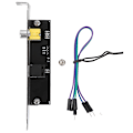 Miniatyrbillede 3 af 5: OutPlate Kabelfäste SPDIF Optisk Elektrisk Komponent til ASUS / GIGABYTE / MSI Bundkort
