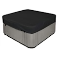 Miniatyrbilde 2 av 6: Meget holdbart og vanntett 210d firkantet jacuzzi-trekk - UV-beskyttelse - 218 x 218 x 30 cm (L x B x H) - Svart
