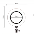 Miniatyrbild 3 av 3: Led Ring Light Bärbar Make Up Ringlight för video, studio, smink, dimbar 3 ljuslägen, lätt att bära och installera (FMY)