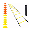 Miniatyrbilde 1 av 4: 6M & 10-kjegle Pace Ladder - Fotballtrening - Utstyr for smidighet