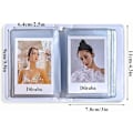 Miniatyrbillede 4 af 4: 3\" Kpop fotokort holder 3\" mini fotoalbum sommerfugl kærlighed hjerte hul 40 lommer navnekort bog foto fans album med vedhæng
