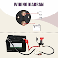 Miniatyrbillede 4 af 5: 12V 300A Batteri Isolator Afbryder med Nøgle Batteri Afbryder til Tru