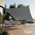 Pikkukuva 7 / 10: tectake Polyetyleenistä valmistettu neliömäinen aurinkopurje, harmaa - 300 x 300 cm gray 1600