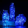 Miniatyrbild 5 av 5: 6-pack 1m Mini LED-ljusslinga batteridriven blå blå