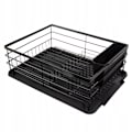 Pikkukuva 2 / 7: Diskiteline Musta Metallia - 44 x 31 x 14,5 cm black 1395
