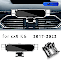 Miniatyrbilde 1 av 5: Biltelefonholder for Mazda Cx5 Cx 5 Kf Cx 8 Kg 2017 2022 2022 Feste Gps Stativ Roterbart Støtte Mobil 2017-2022 CX84