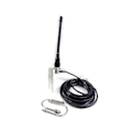 Miniatyrbillede 4 af 5: VHF Marinantenne 156-163MHz Gummi Vandtæt Mastantenne Med 5m RG-58-kabel Til Båd Sejlbåd Y