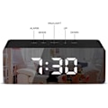 Miniatyrbild 2 av 5: Digital spegelalarm, LED-väckarklocka med Tempe
