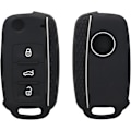 Miniatyrbilde 1 av 5: Nøkkelbeskyttelse for bil kompatibel med VW Skoda Seat 3-knapper - Mykt silikondeksel