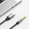 Miniatyrbild 3 av 4: Tech-Protect USB-C till Aux Mini (3,5 mm) Kabel 120 cm Svart 50