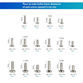 Pikkukuva 4 / 5: 800 kpl Pieni Ruuvisetti Pienet Ruuvit Micro Screws Set